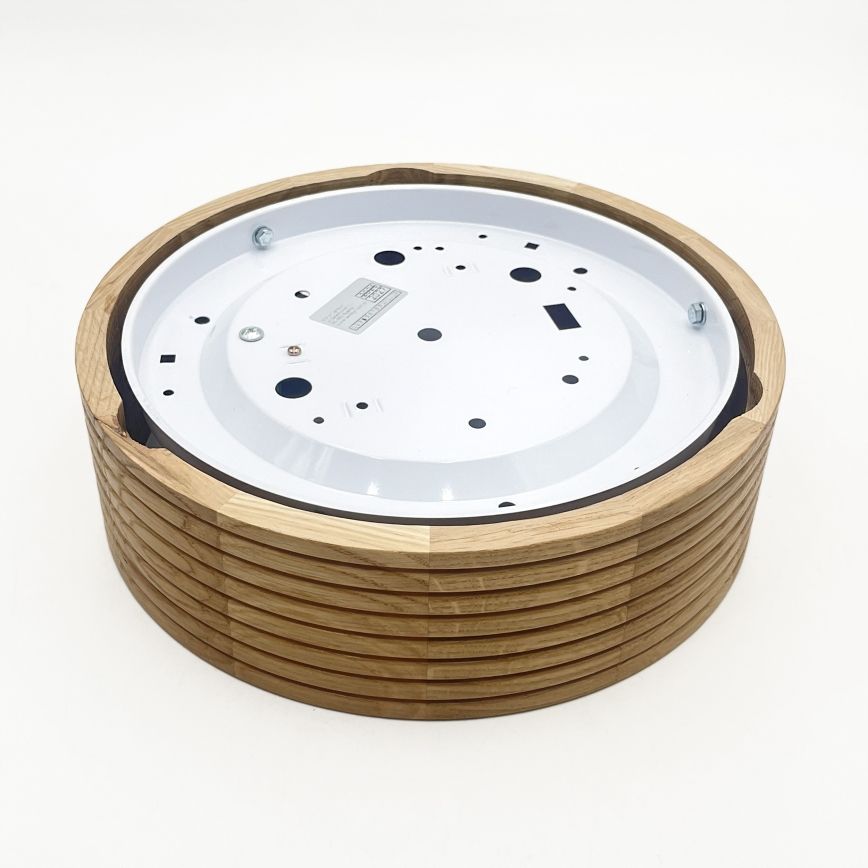 Brilagi - LED таванна лампа CARVALHO MODERN 1xE27/60W/230V Ø 27,5 см, дъб