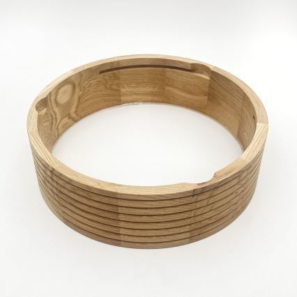 Brilagi - LED таванна лампа CARVALHO MODERN 1xE27/60W/230V Ø 27,5 см, дъб