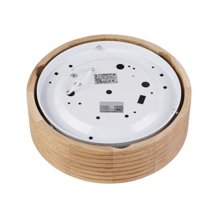 Brilagi - LED таванна лампа CARVALHO MODERN 1xE27/60W/230V Ø 27,5 см, дъб