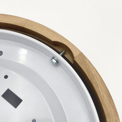 Brilagi - LED таванна лампа CARVALHO MODERN 1xE27/60W/230V Ø 27,5 см, дъб