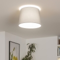 Brilagi - LED таванна лампа CERIA 1xE27/40W/230V Ø 30 см сива