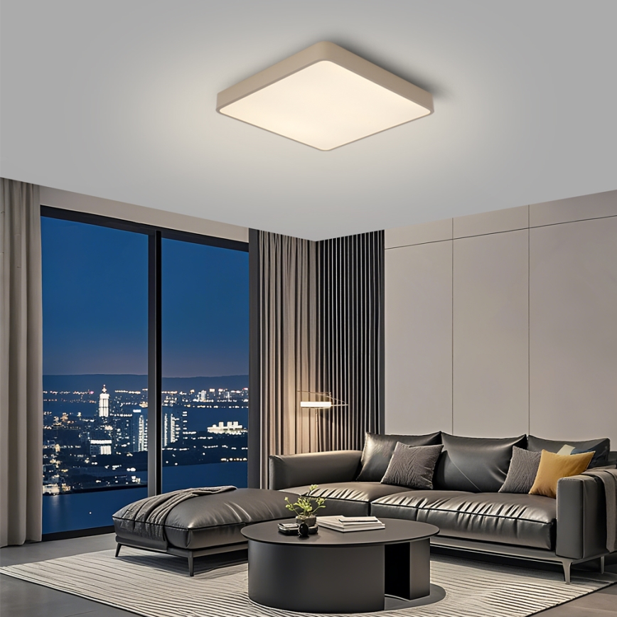 Brilagi - LED таванна плафониера POOL LED/48W/230V 3000/4000/6000K 50x50 см бежова