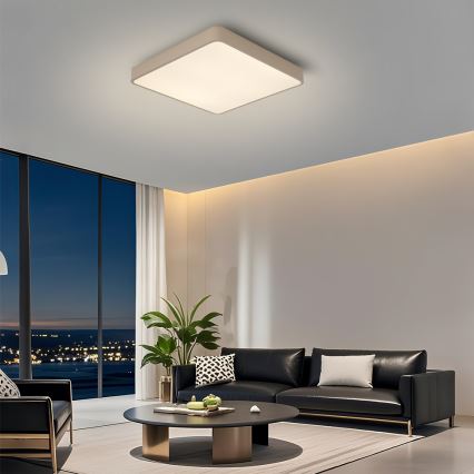 Brilagi - LED таванна плафониера POOL LED/48W/230V 3000/4000/6000K 50x50 см бежова