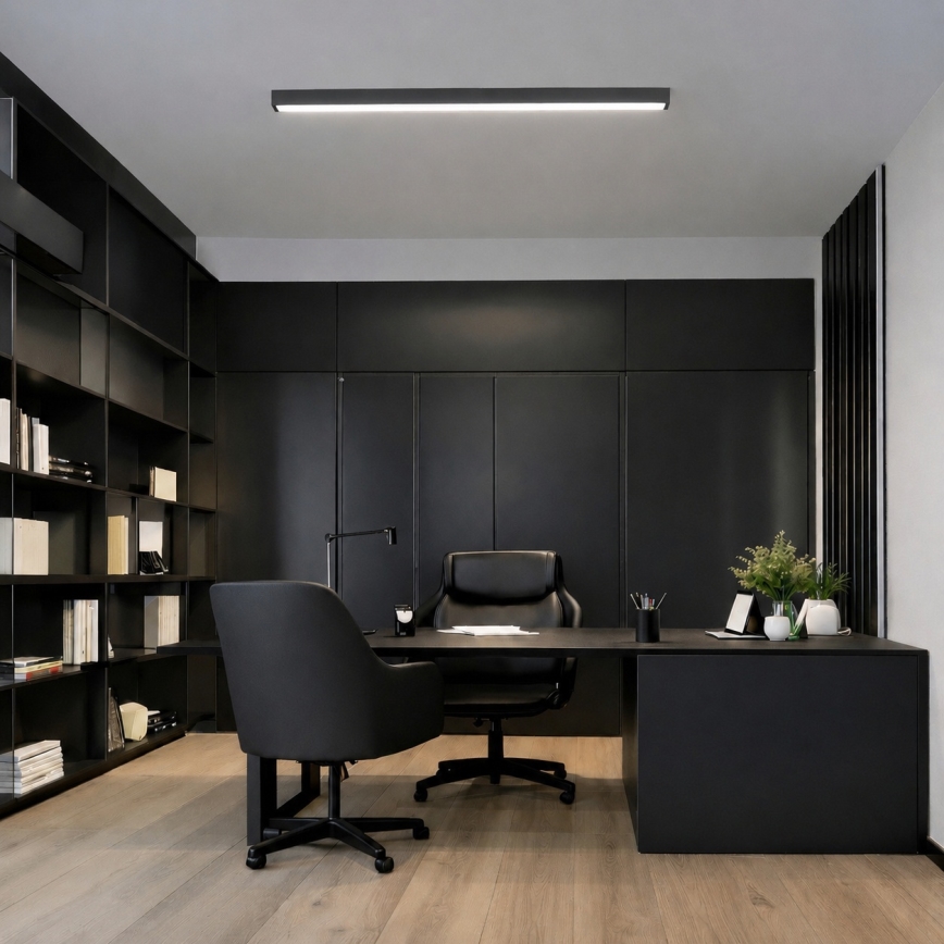 Brilagi - LED таванно накладно/висящо осветително тяло SYNODICO LED/30W/230V 4000K антрацит