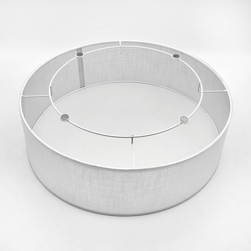 Brilagi - LED таванно осветително тяло BELLADONNA 2xE27/15W/230V Ø 40 см бяло/дъб орех