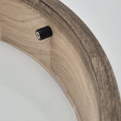 Brilagi - LED таванно осветително тяло CARVALHO 1xE27/60W/230V дъб орех Ø 27 см