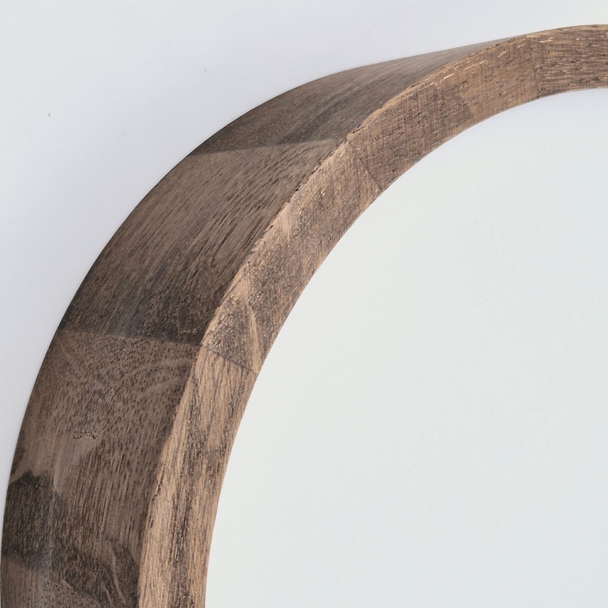 Brilagi - LED таванно осветително тяло CARVALHO SLIM 1xE27/60W/230V дъб орех, Ø 27 см