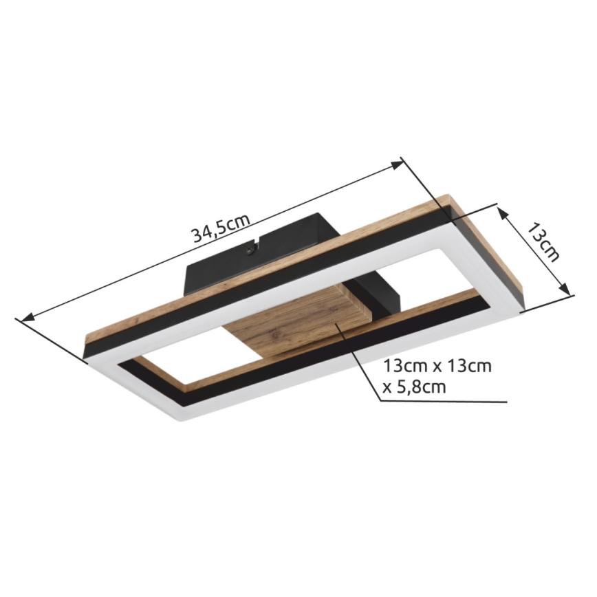 Brilagi - LED таванно осветително тяло AXIS LED/12W/230V