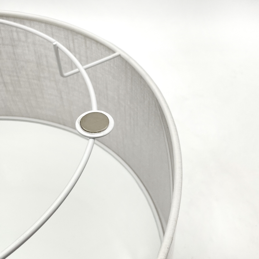 Brilagi - LED таванно осветително тяло BELLADONNA 1xE27/15W/230V Ø 30 см бяло/дъб орех