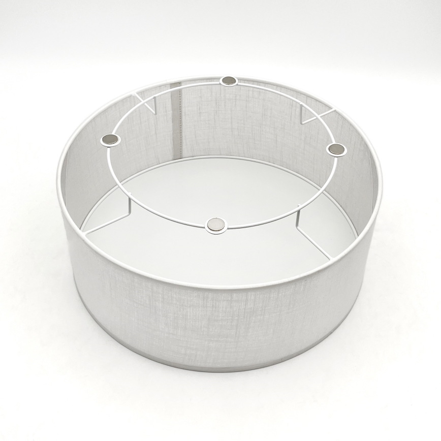 Brilagi - LED таванно осветително тяло BELLADONNA 1xE27/15W/230V Ø 30 см бяло/дъб орех