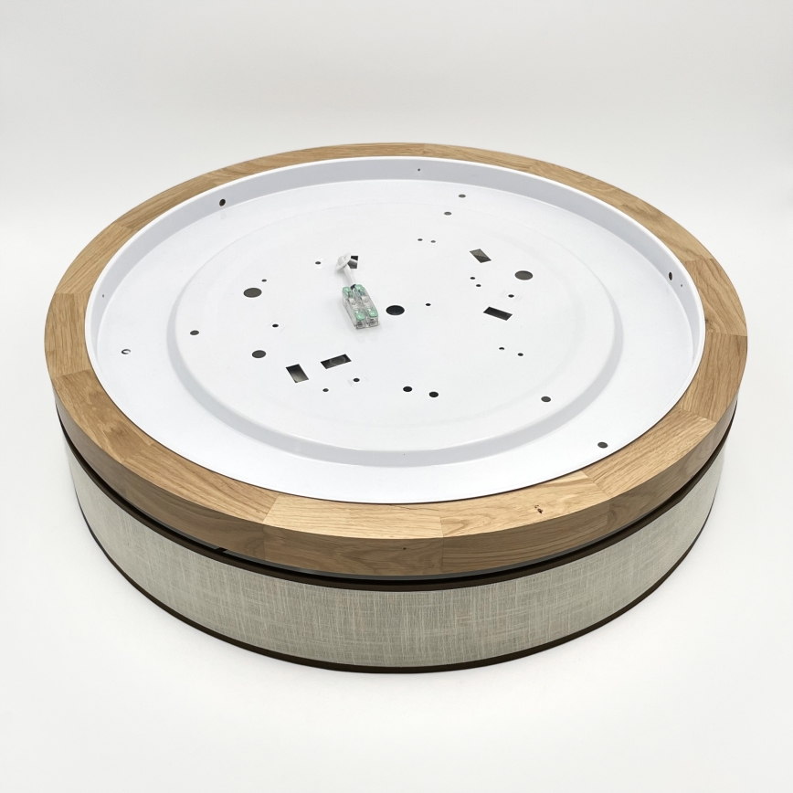 Brilagi - LED таванно осветително тяло BELLADONNA LED/36W/230V Ø 50 см крем/дъб