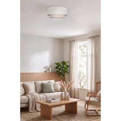 Brilagi - LED таванно осветително тяло BOHO ECO 1xE27/10W/230V, Ø 40 cm, кремаво