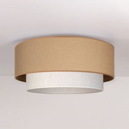 Brilagi - LED таванно осветително тяло BOHO ECO 1xE27/10W/230V Ø 40 см бежово/кремаво