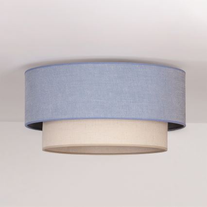 Brilagi - LED таванно осветително тяло BOHO ECO 1xE27/10W/230V Ø 40 см синьо/кремаво