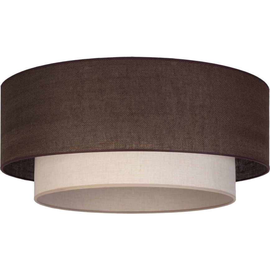 Brilagi - LED таванно осветително тяло BOHO ECO 1xE27/10W/230V Ø 40 см кафяво/кремаво