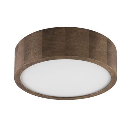 Brilagi - LED таванно осветително тяло CARVALHO 1xE27/15W/230V дъб/орех Ø 27 см