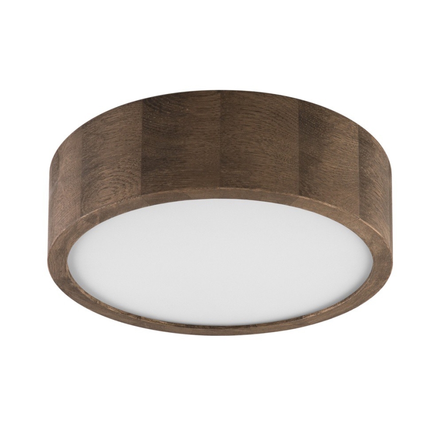 Brilagi - LED таванно осветително тяло CARVALHO 1xE27/15W/230V дъб/орех Ø 27 см