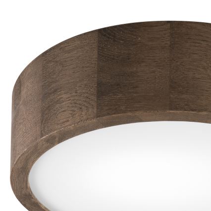 Brilagi - LED таванно осветително тяло CARVALHO 1xE27/15W/230V дъб/орех Ø 27 см