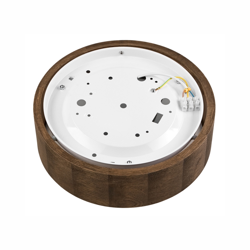 Brilagi - LED таванно осветително тяло CARVALHO 1xE27/15W/230V дъб/орех Ø 27 см