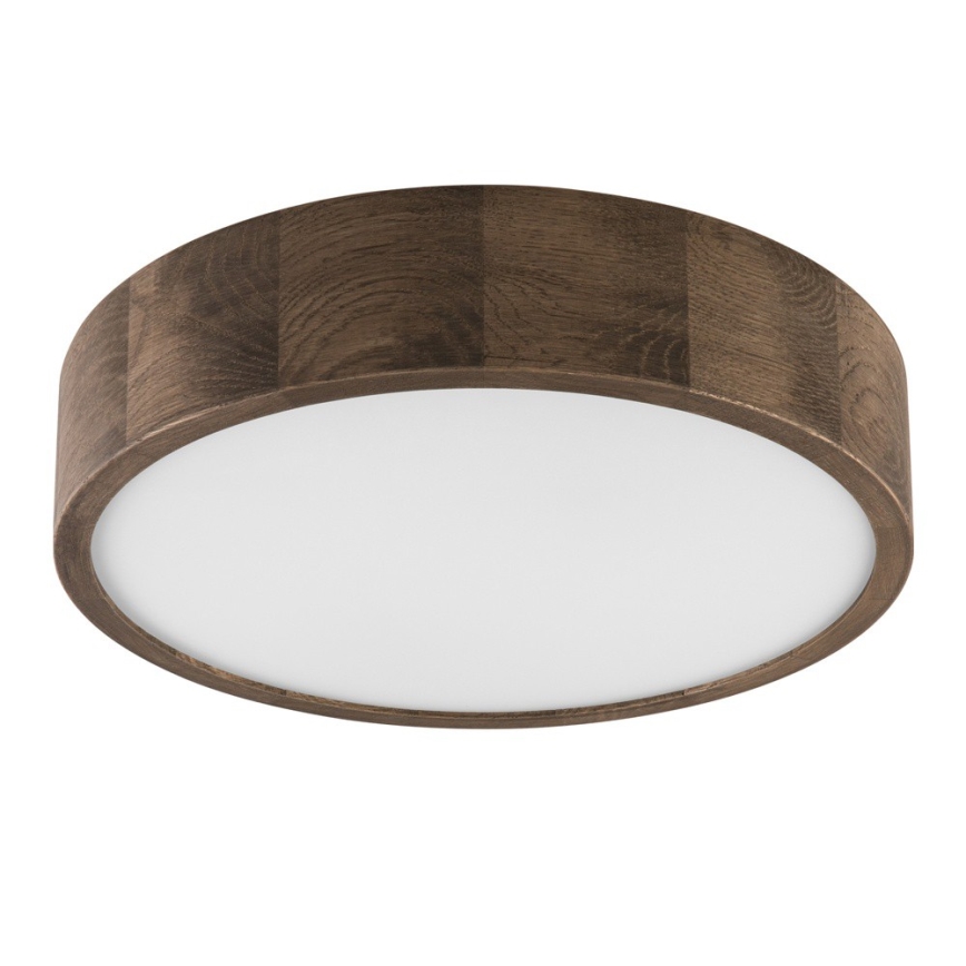 Brilagi - LED таванно осветително тяло CARVALHO 2xE27/15W/230V дъб/орех Ø 37 см