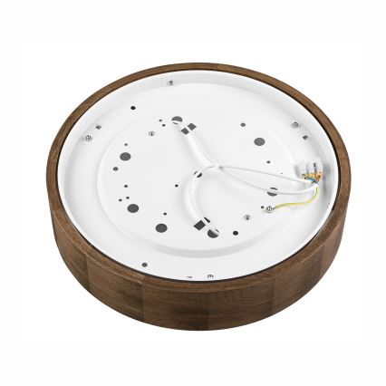 Brilagi - LED таванно осветително тяло CARVALHO 2xE27/15W/230V дъб/орех Ø 37 см