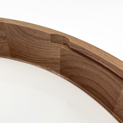 Brilagi - LED таванно осветително тяло CARVALHO 4xE27/60W/230V, дъб/череша, Ø 57,5 см