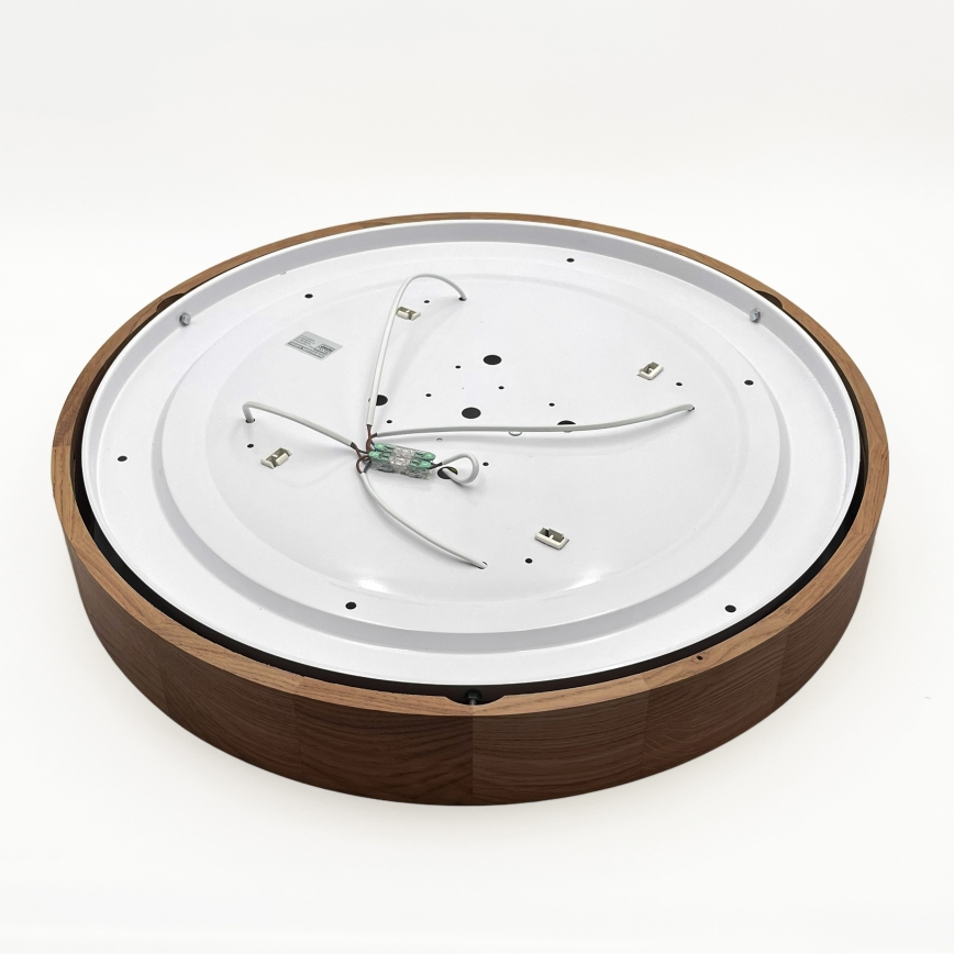 Brilagi - LED таванно осветително тяло CARVALHO 4xE27/60W/230V, дъб/череша, Ø 57,5 см