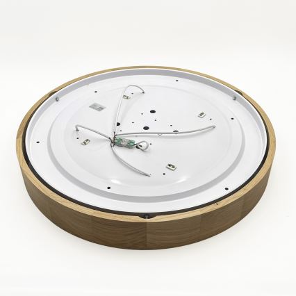 Brilagi - LED таванно осветително тяло CARVALHO 4xE27/60W/230V дъб диаметър 57,5 см