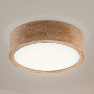 Brilagi - LED таванно осветително тяло CARVALHO LED/20W/230V дъб пр. 27,5 см