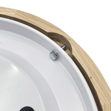 Brilagi - LED таванно осветително тяло CARVALHO LED/20W/230V дъб пр. 27,5 см