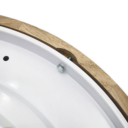 Brilagi - LED таванно осветително тяло CARVALHO LED/36W/230V, цвят дъб, диаметър 37,5 cm