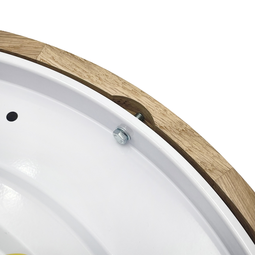 Brilagi - LED таванно осветително тяло CARVALHO LED/36W/230V, цвят дъб, диаметър 37,5 cm