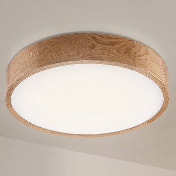 Brilagi - LED таванно осветително тяло CARVALHO LED/36W/230V, дъб, диаметър 47,5 см