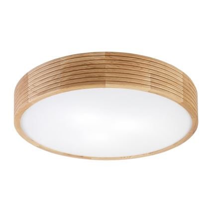 Brilagi - LED таванно осветително тяло CARVALHO MODERN 3xE27/60W/230V диаметър 47,5 см дъб