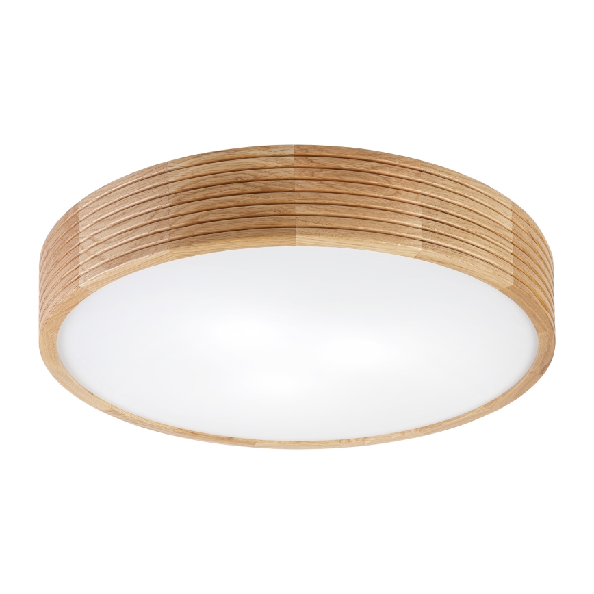 Brilagi - LED таванно осветително тяло CARVALHO MODERN 3xE27/60W/230V диаметър 47,5 см дъб