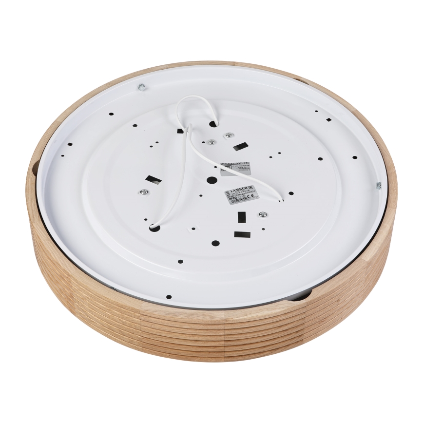 Brilagi - LED таванно осветително тяло CARVALHO MODERN 3xE27/60W/230V диаметър 47,5 см дъб