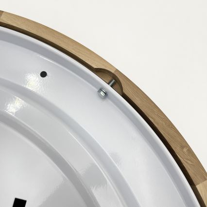 Brilagi - LED таванно осветително тяло CARVALHO MODERN 3xE27/60W/230V диаметър 47,5 см дъб
