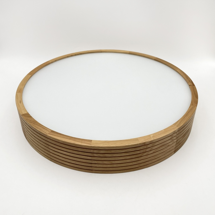 Brilagi - LED таванно осветително тяло CARVALHO MODERN 3xE27/60W/230V Ø 47,5 см, дъб