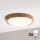 Brilagi - LED таванно осветително тяло CARVALHO MODERN SLIM 2xE27/60W/230V Ø 37,5 см дъб