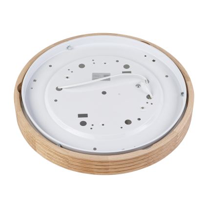Brilagi - LED таванно осветително тяло CARVALHO MODERN SLIM 2xE27/60W/230V Ø 37,5 см дъб