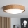 Brilagi - LED таванно осветително тяло CARVALHO SLIM 1xE27/60W/230V дъб, пр. 27 см