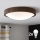 Brilagi - LED таванно осветително тяло CARVALHO SLIM 2xE27/15W/230V дъб/орех, диаметър 37 см