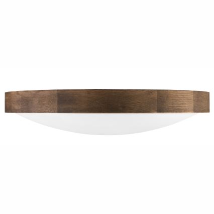 Brilagi - LED таванно осветително тяло CARVALHO SLIM 3xE27/15W/230V, дъб/орех, Ø 47 см