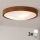 Brilagi - LED таванно осветително тяло CARVALHO SLIM 3xE27/45W/230V дъб череша Ø 47 см