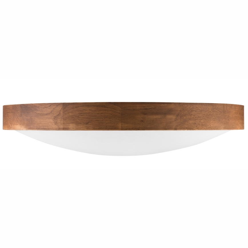 Brilagi - LED таванно осветително тяло CARVALHO SLIM 3xE27/45W/230V дъб череша Ø 47 см