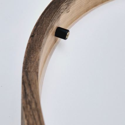 Brilagi - LED таванно осветително тяло CARVALHO SLIM 3xE27/60W/230V дъб орех, Ø 47 см