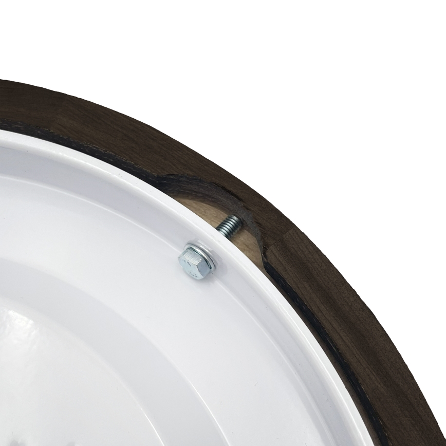 Brilagi - LED таванно осветително тяло CARVALHO SMOKEY LED/20W/230V, дъб, Ø 27,5 см