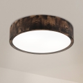 Brilagi - LED таванно осветително тяло CARVALHO SMOKEY LED/36W/230V, цвят дъб, диаметър 37,5 см