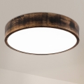 Brilagi - LED таванно осветително тяло CARVALHO SMOKEY LED/36W/230V, дъб, диам. 47,5 см