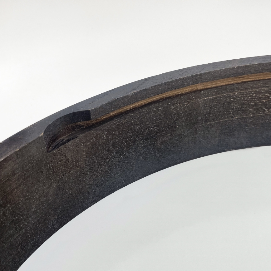 Brilagi - LED таванно осветително тяло CARVALHO SMOKEY LED/36W/230V, дъб, диам. 47,5 см